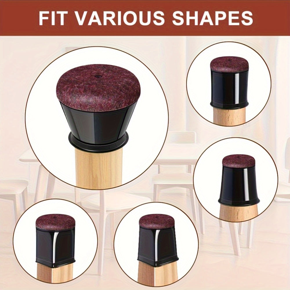 Ultimate Floor Shield: Silicone Chair Leg Covers
