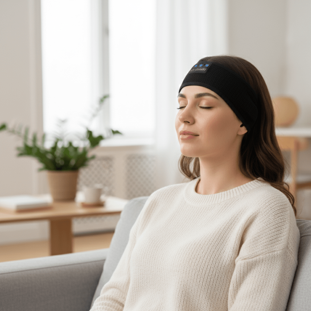 SereneSleeper Wireless Headband Earphones with 14-Hour Playtime