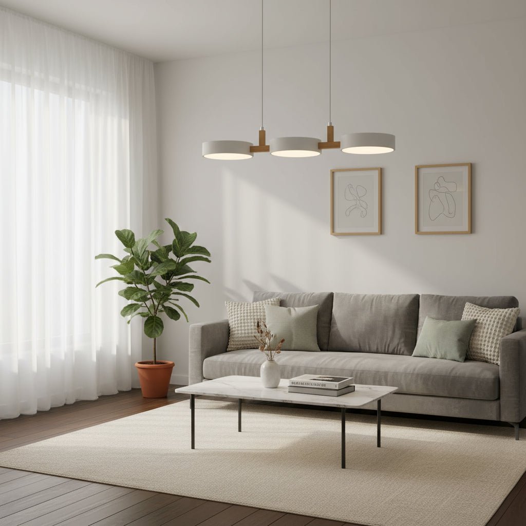 LUMINA Nordic-Style LED Pendant Light with Soft Illumination