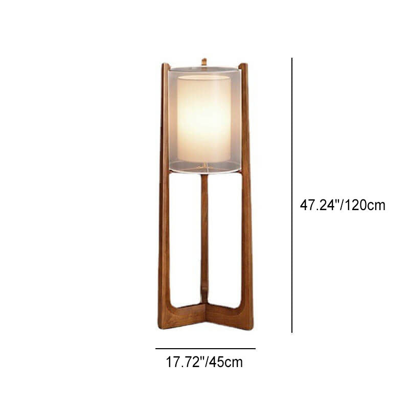 Taavita Glass Flower Stained Glass Dome Floor Lamp with 2 Lights