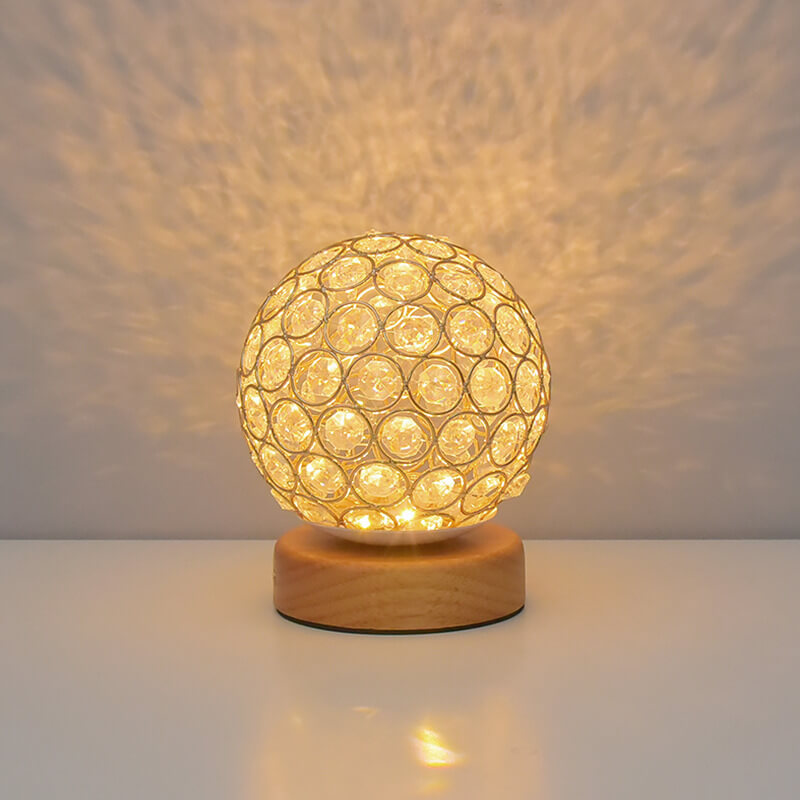 AuraGlow Rechargeable LED Table Lamp with USB Port