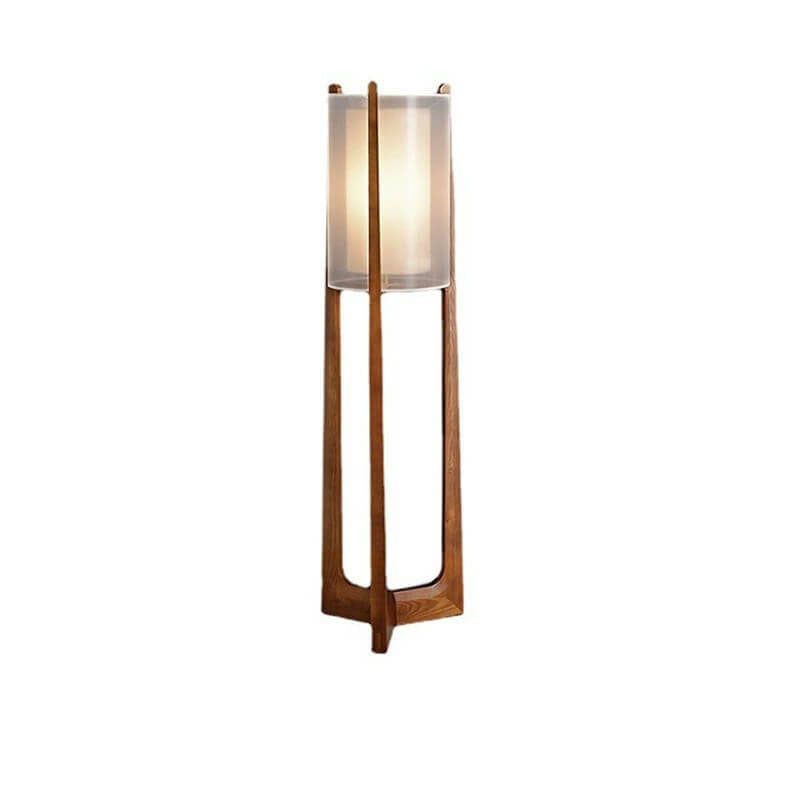 Taavita Glass Flower Stained Glass Dome Floor Lamp with 2 Lights