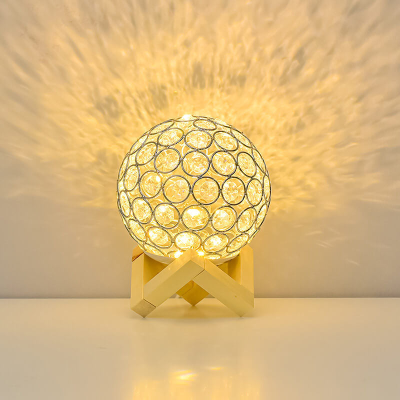 AuraGlow Rechargeable LED Table Lamp with USB Port