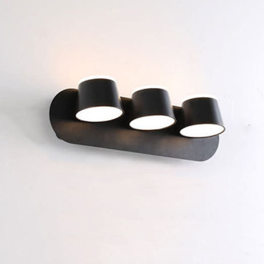 Versatile LED Wall Light with Adjustable Shade and Three Flame Settings
