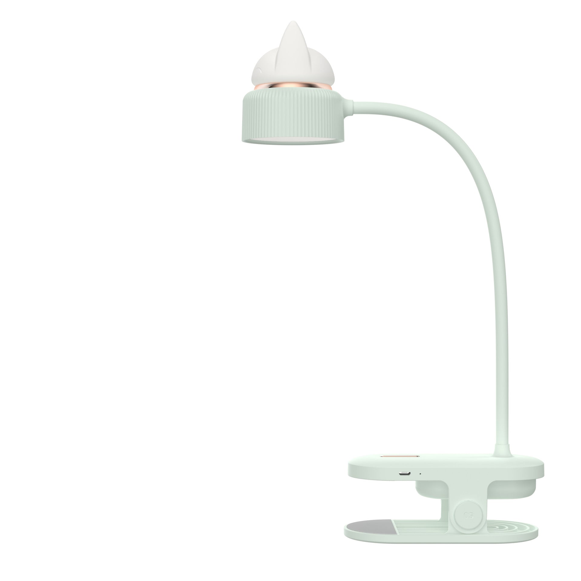 PurrfectGlow Clip-On LED Lamp for Cozy Workspaces