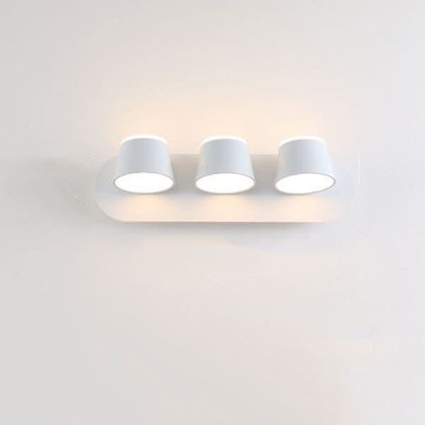Versatile LED Wall Light with Adjustable Shade and Three Flame Settings