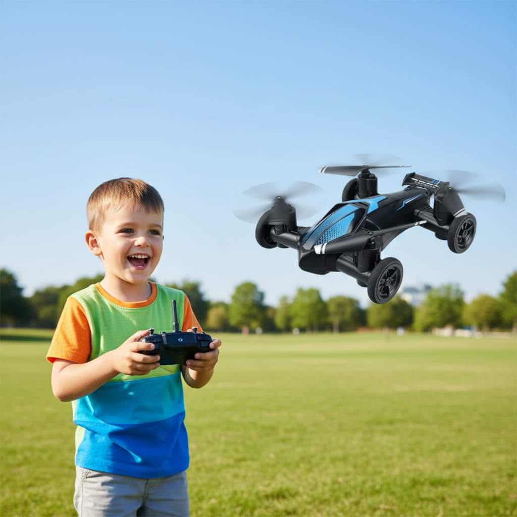 SkyCruiser 2-in-1 Remote-Control Vehicle: Car & Drone Hybrid