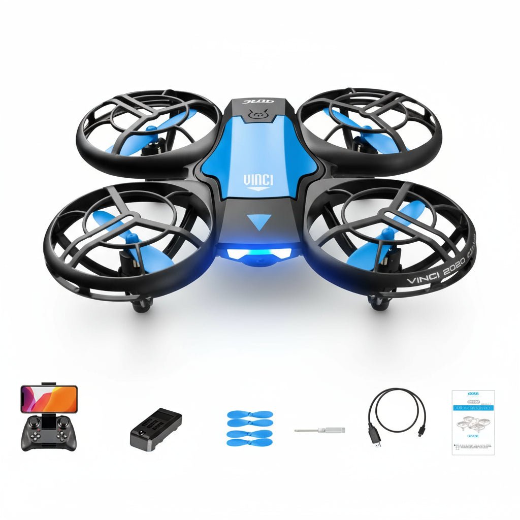 SkyVision Compact FPV Drone with 1080P Camera and Steady Hover