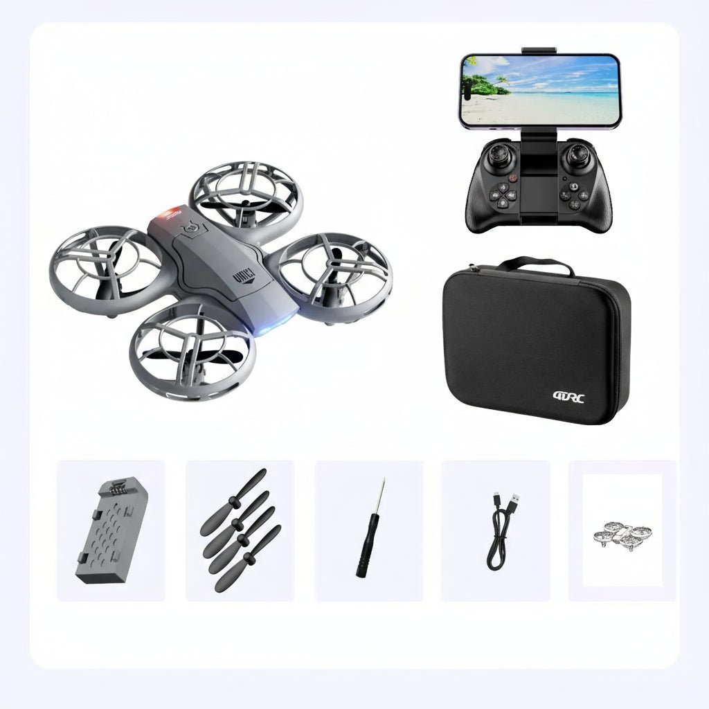SkyVision Compact FPV Drone with 1080P Camera and Steady Hover