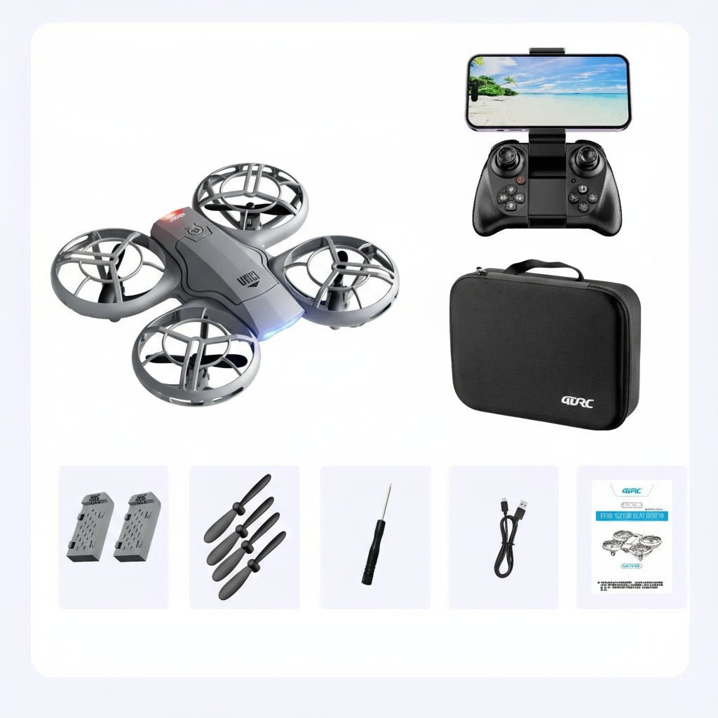 SkyVision Compact FPV Drone with 1080P Camera and Steady Hover