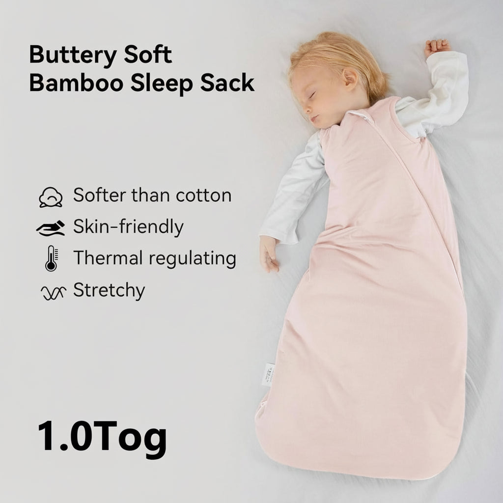 Eco-Friendly Soft Sleep Sack for Babies - Lightweight Comfort