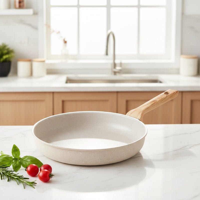 CeramiCook Nonstick Wok and Frying Pan for All Stovetops