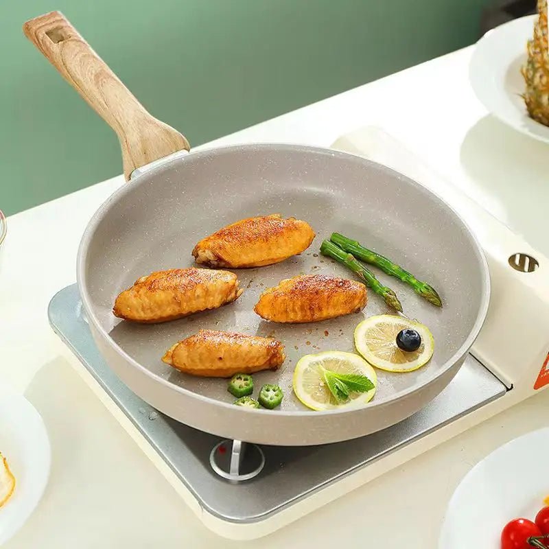 CeramiCook Nonstick Wok and Frying Pan for All Stovetops