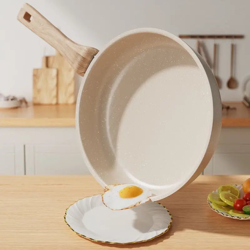 CeramiCook Nonstick Wok and Frying Pan for All Stovetops