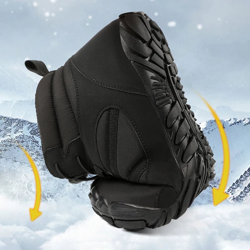 AlpineGuard Waterproof Insulated Hiking Boots for Winter Journeys