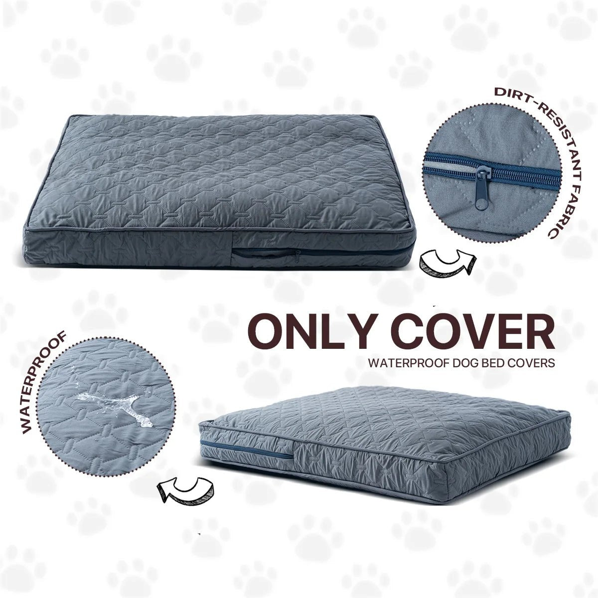 SnuggleNest Orthopedic Bed Cover for Large Dogs