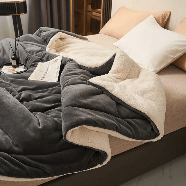 EmbraceCozy Premium Flannel Fleece Blanket for Ultimate Comfort