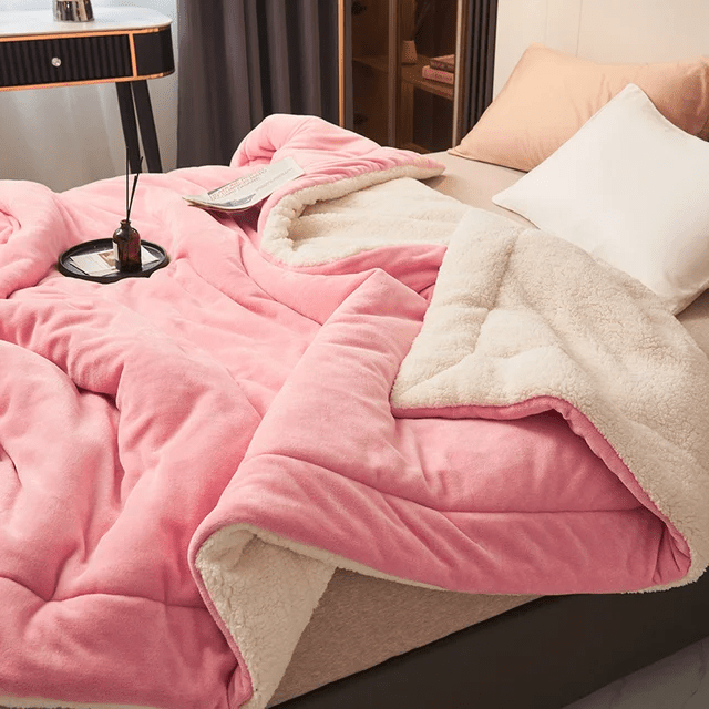 EmbraceCozy Premium Flannel Fleece Blanket for Ultimate Comfort