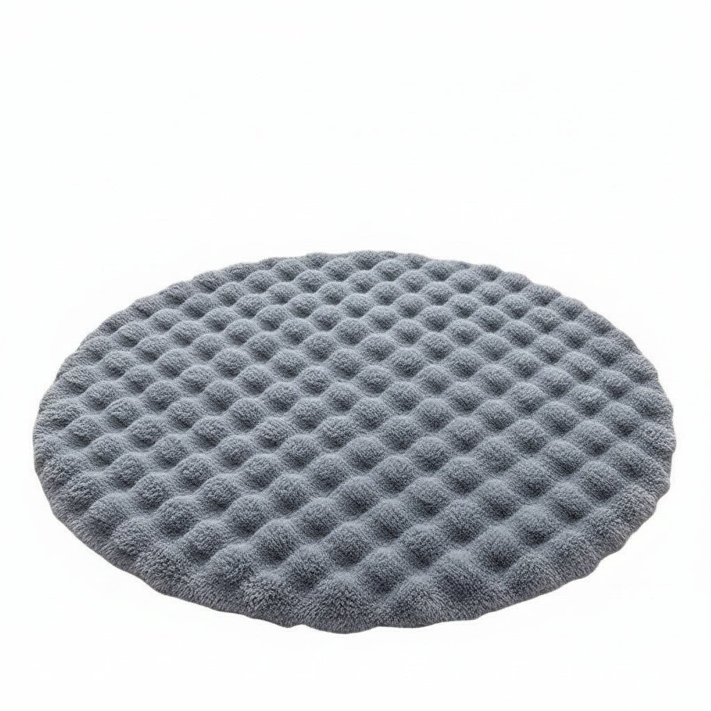 CozySphere Plush Round Rug for Inviting Scandinavian Spaces