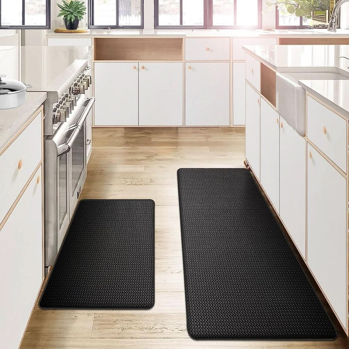 Padded Non-Slip Floor Mat for Kitchen – Anti-Fatigue Design