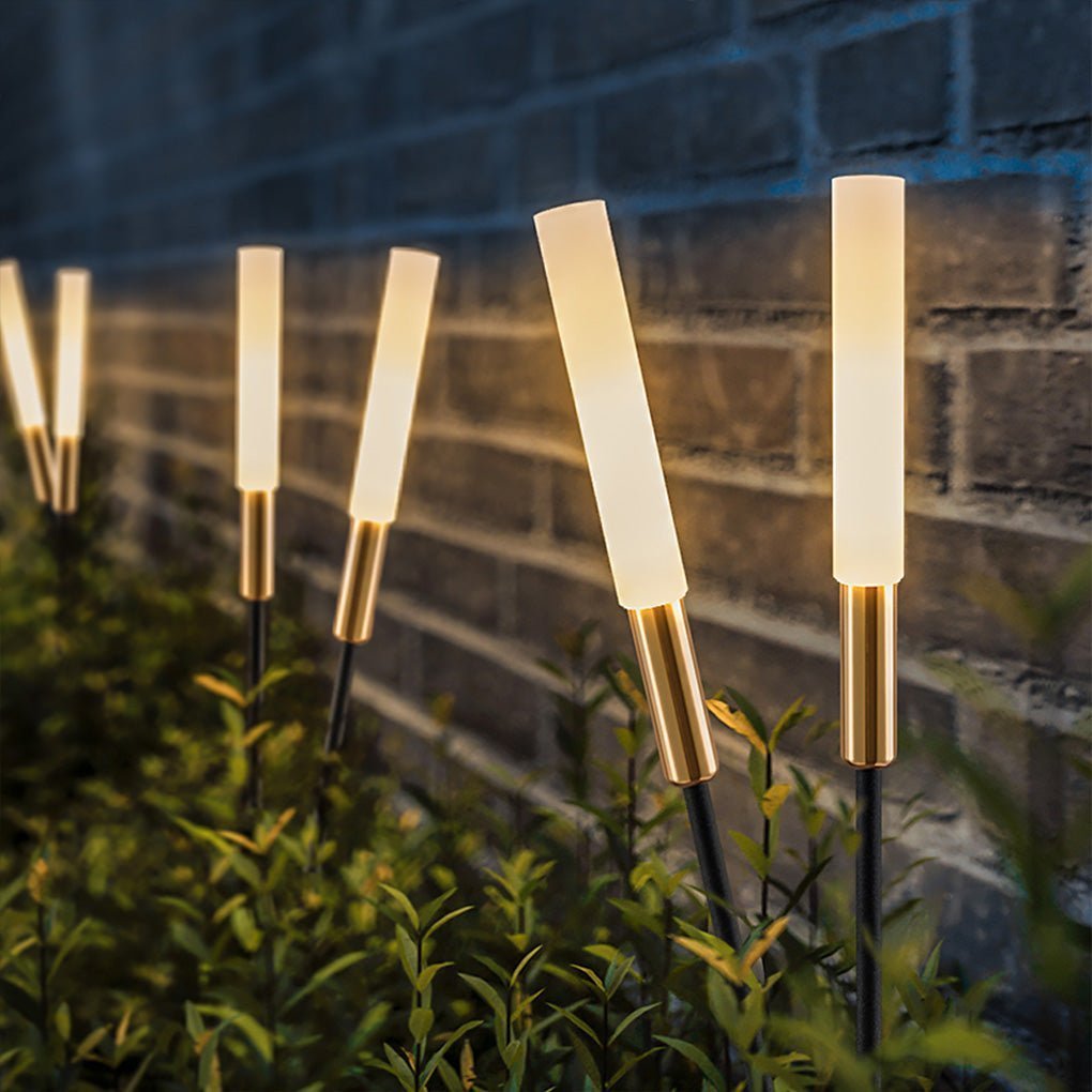 ElysianGlow Solar LED Reed Lights for Enchanting Outdoor Spaces