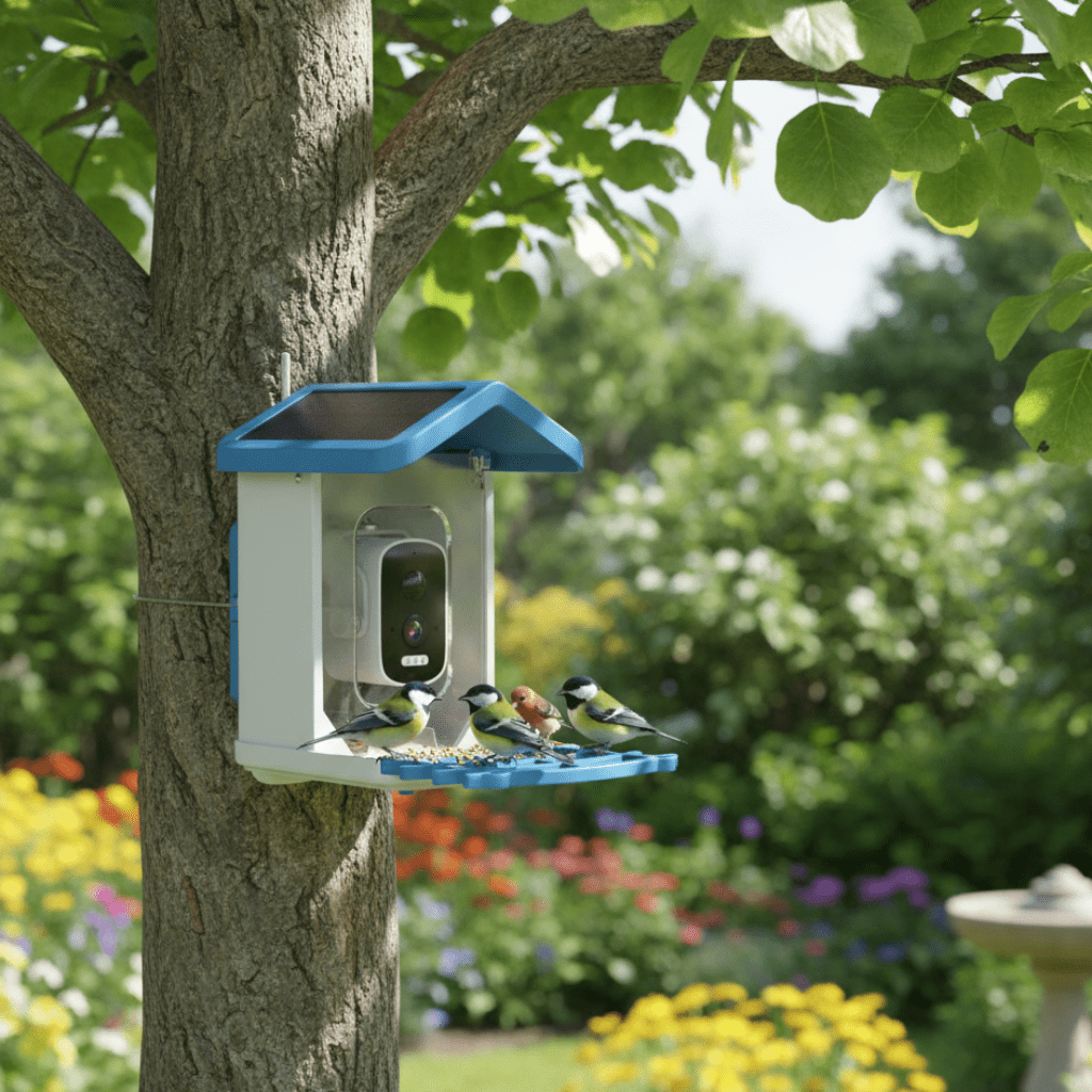 SolarLens Smart Bird Feeder with 2.4K HD Camera & Night Vision