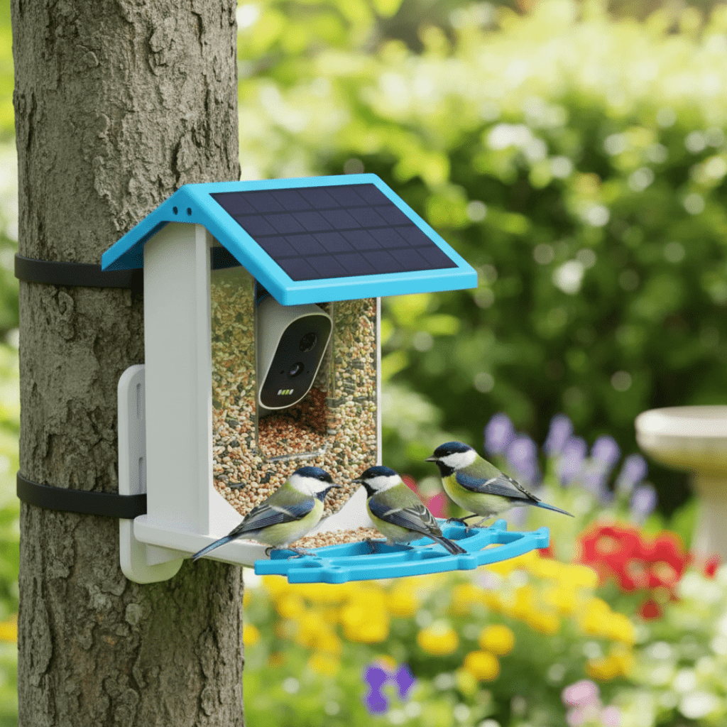 SolarLens Smart Bird Feeder with 2.4K HD Camera & Night Vision