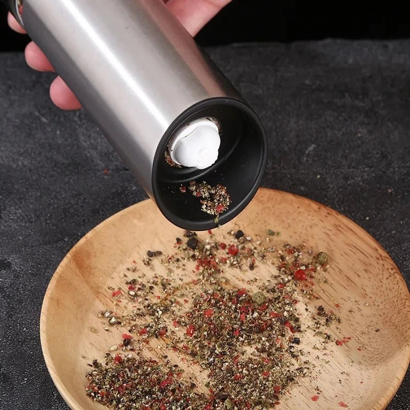 Rechargeable SpiceMaster Stainless Steel Electric Pepper Grinder