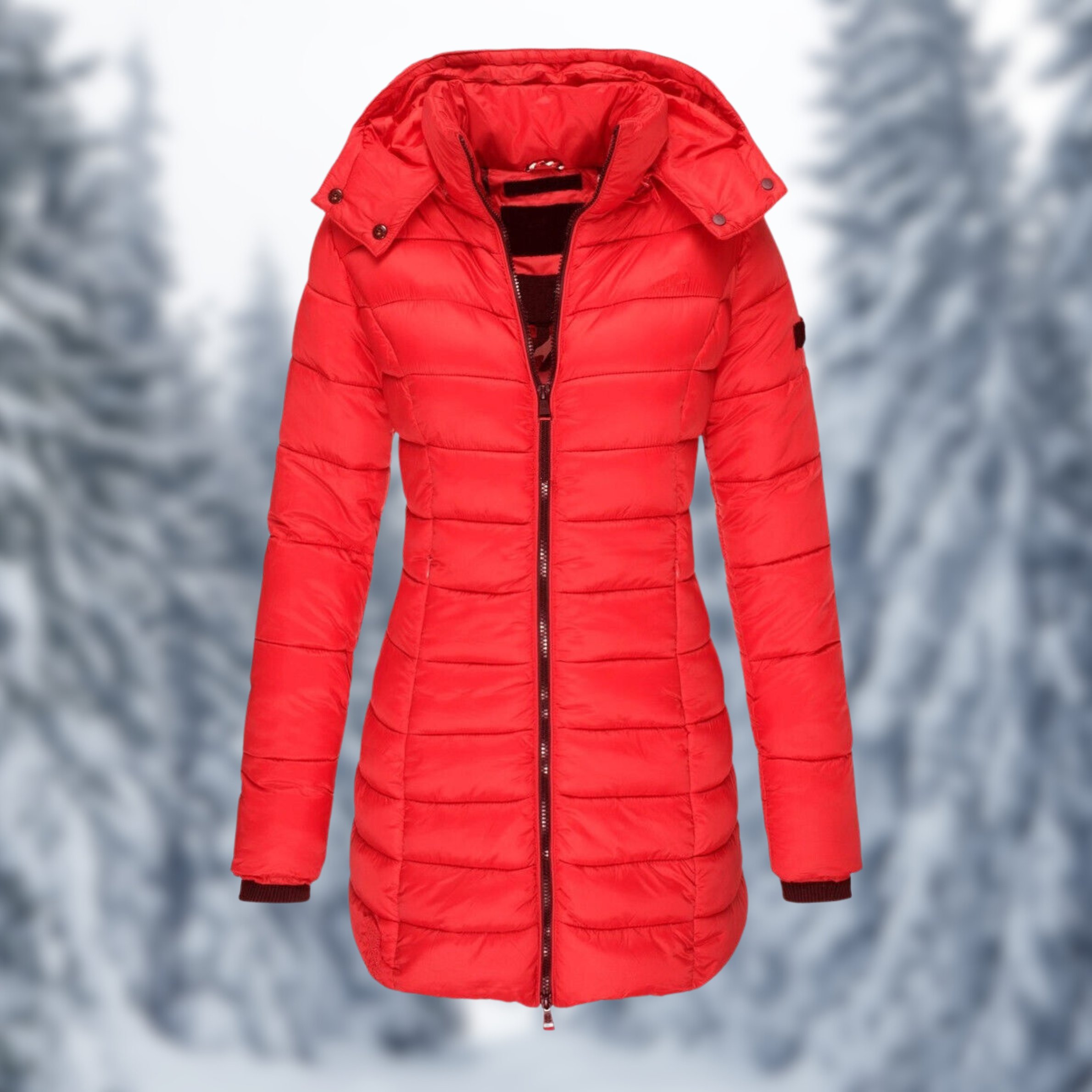 Women's Winter Jacket | Water-Repellent & Wind Resistant | Quilted Hooded Design | Comfortable Fit