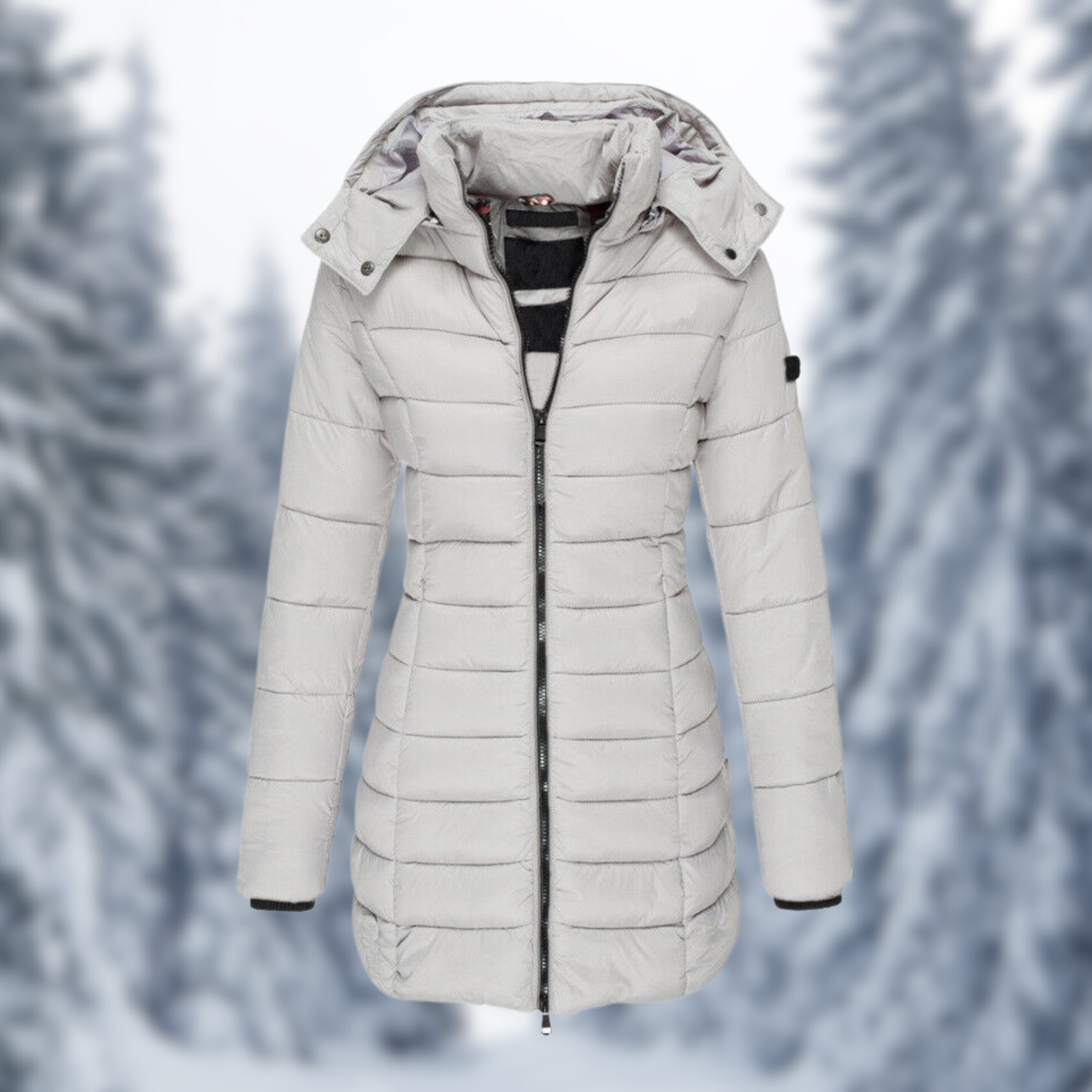 Women's Winter Jacket | Water-Repellent & Wind Resistant | Quilted Hooded Design | Comfortable Fit