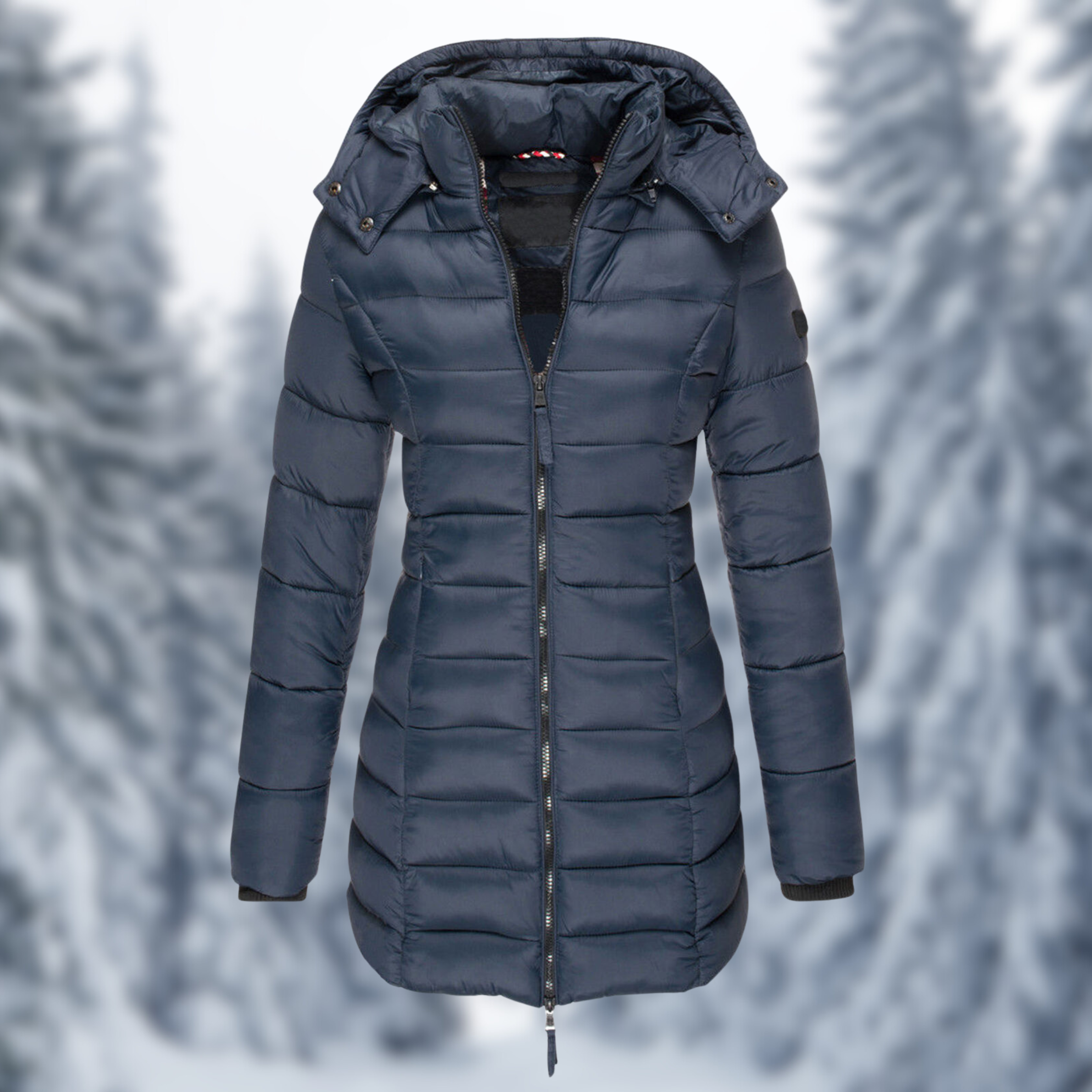 Women's Winter Jacket | Water-Repellent & Wind Resistant | Quilted Hooded Design | Comfortable Fit