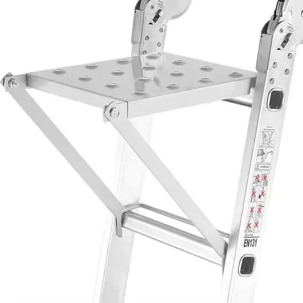 StableStep Anti-Slip Ladder Platform for Secure Heights Work