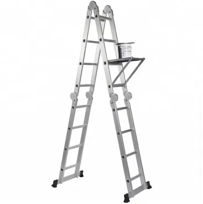 StableStep Anti-Slip Ladder Platform for Secure Heights Work