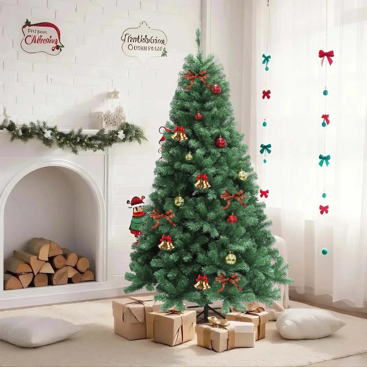 EverGlow LED Holiday Spruce with Eight Dynamic Light Settings