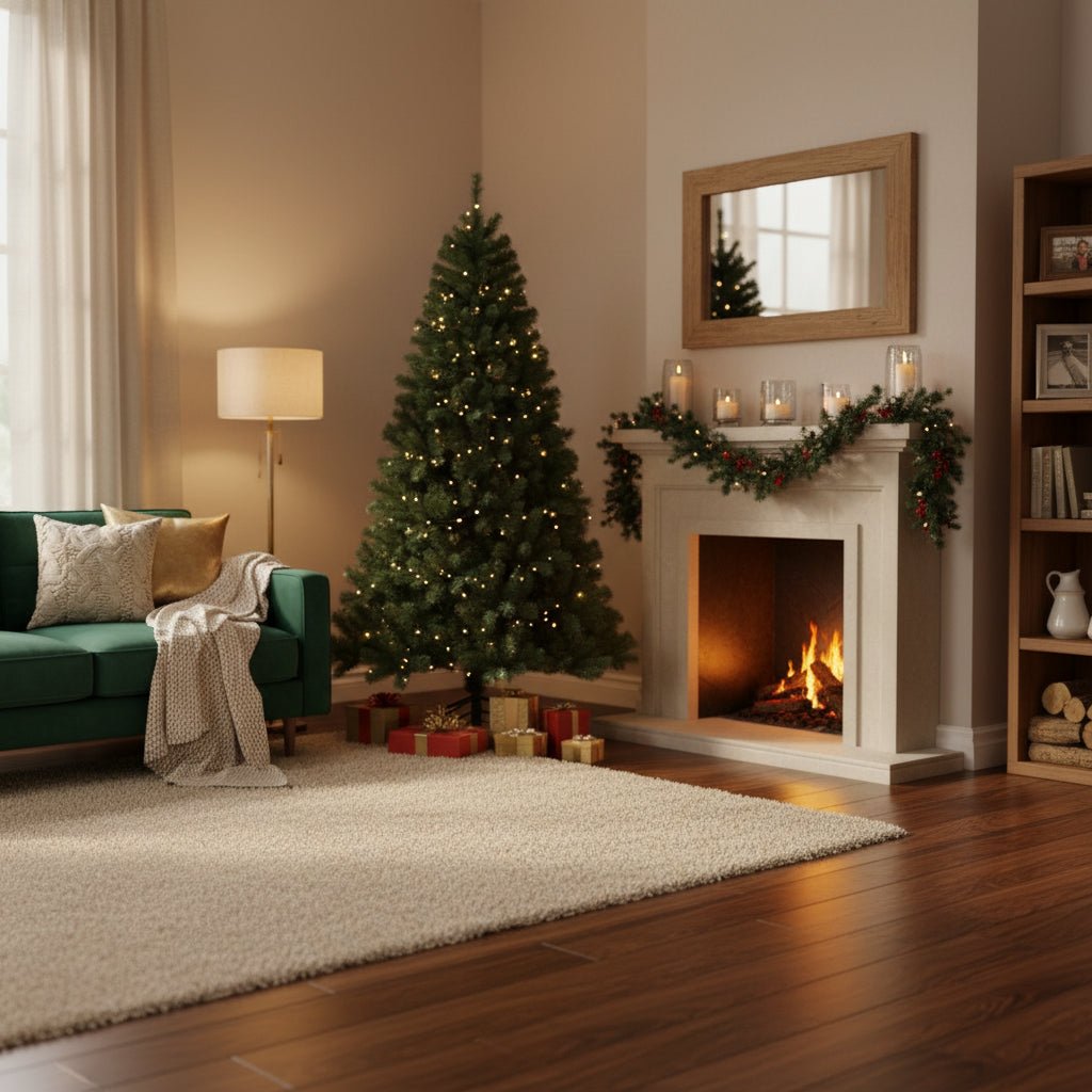EverGlow LED Holiday Spruce with Eight Dynamic Light Settings