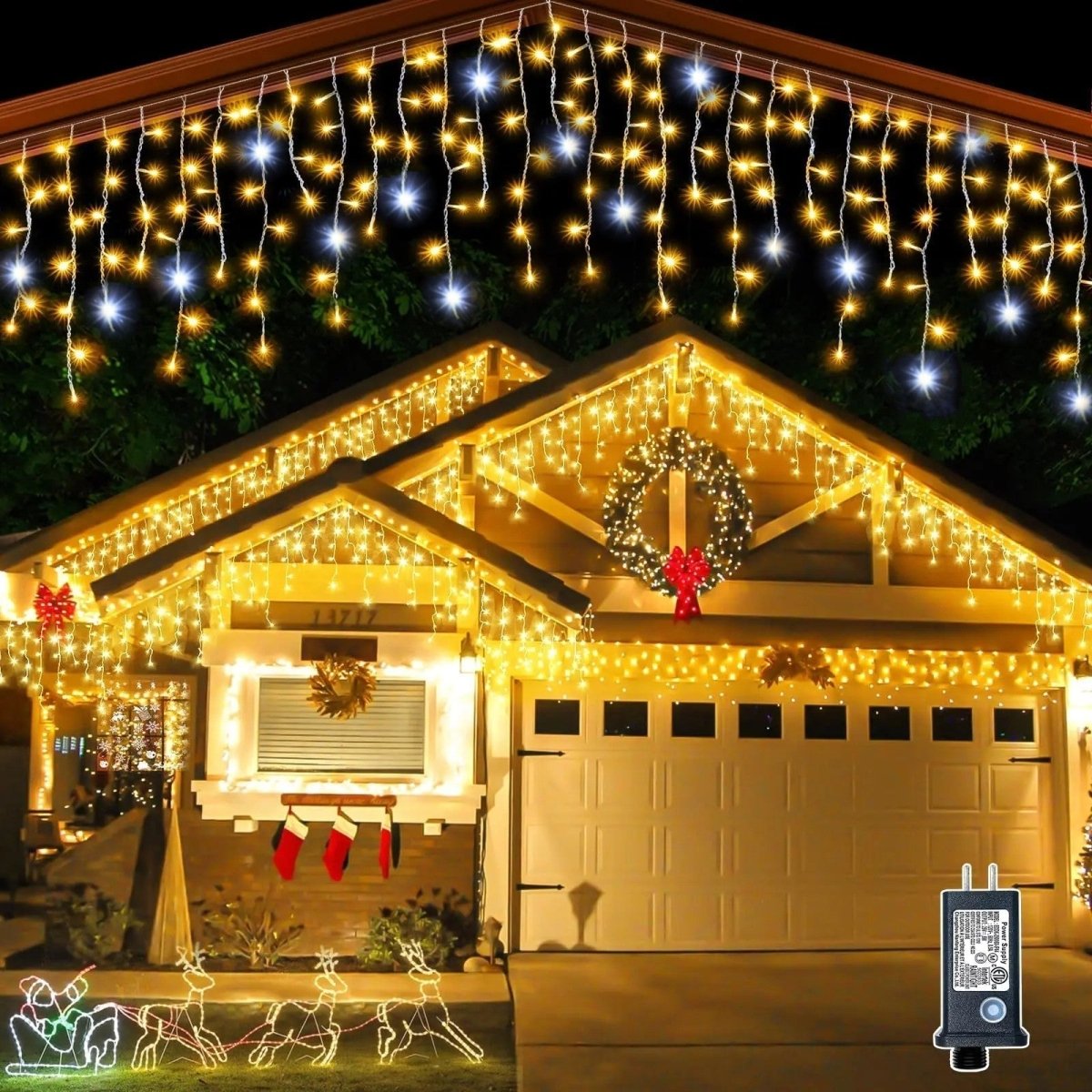 TwinkleGlow LED Curtain Lights for Enchanting Decor