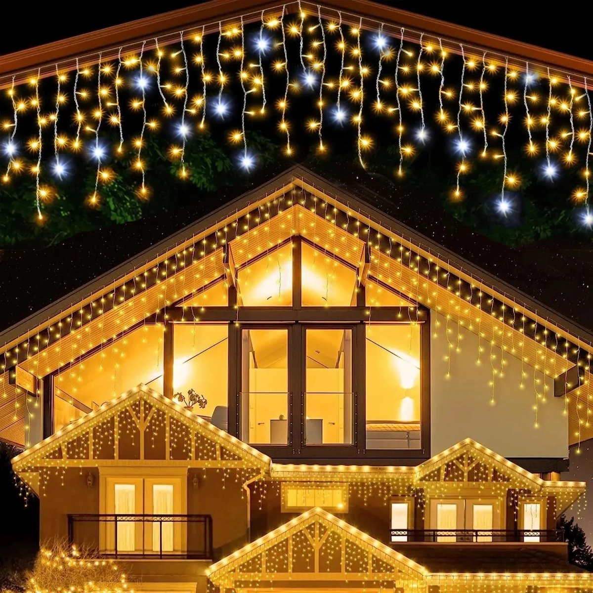 TwinkleGlow LED Curtain Lights for Enchanting Decor