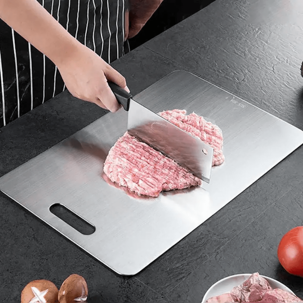 EliteChef Stainless Steel Cutting Board with Odor-Free Design