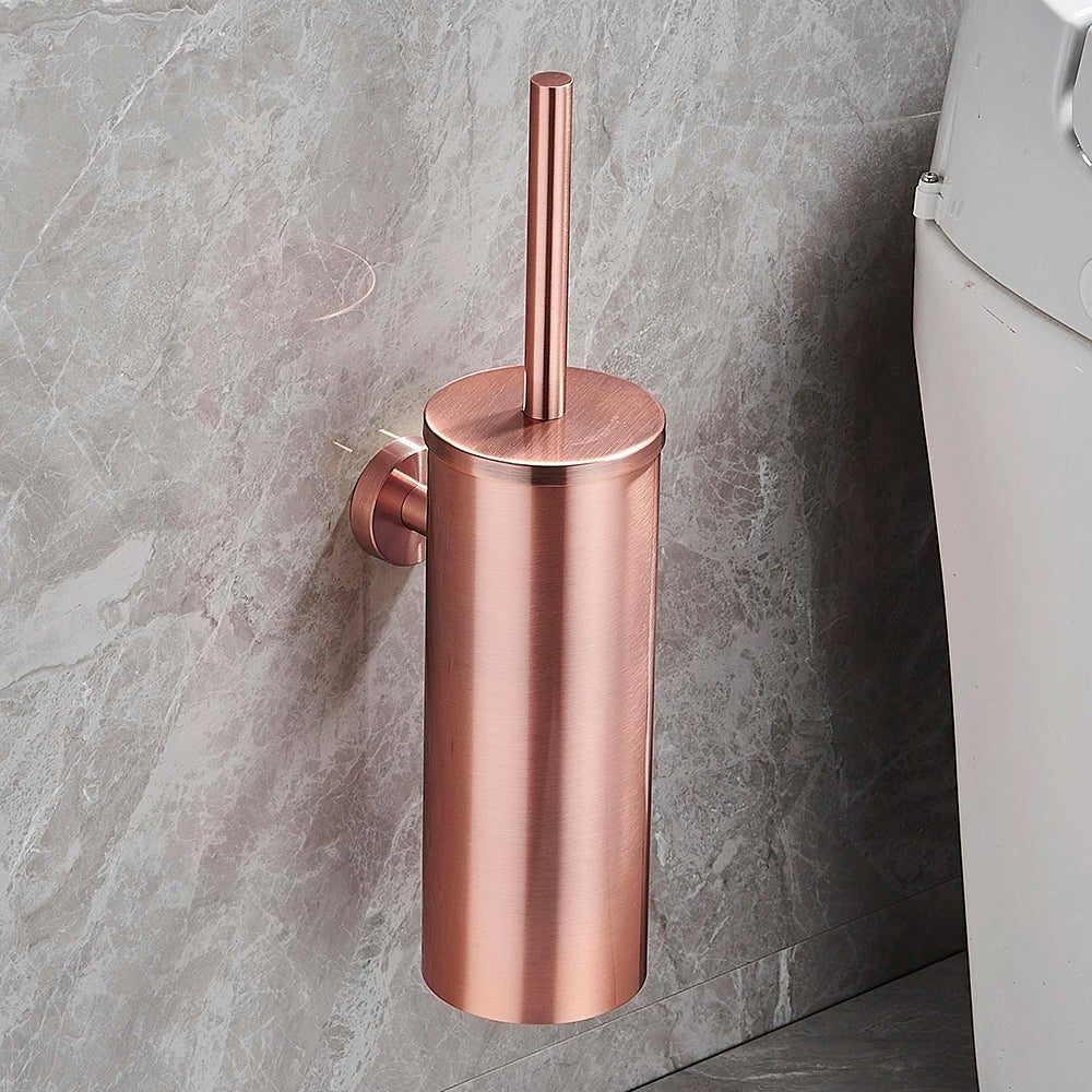 Sleek Stainless Steel Toilet Brush Set for Stylish Bathrooms