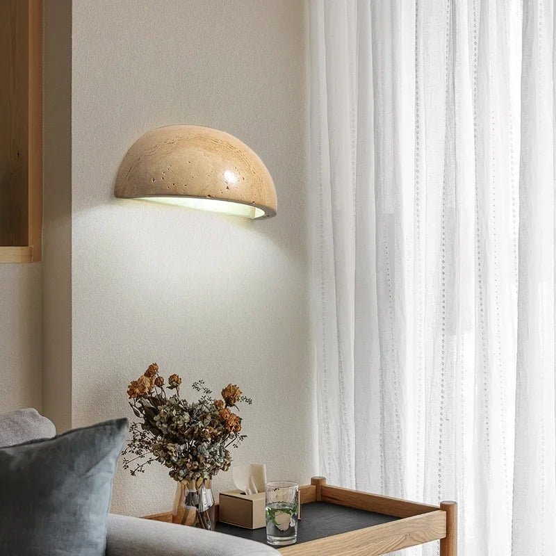 StoneGlow LED Wall Fixture for Ambient Home Illumination