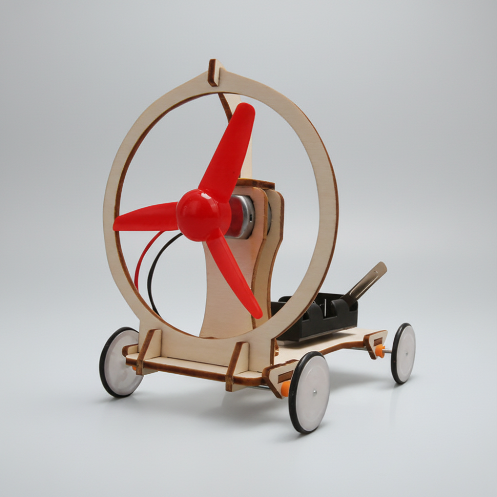 Creative Wooden Vehicle Construction Kit for Young Builders