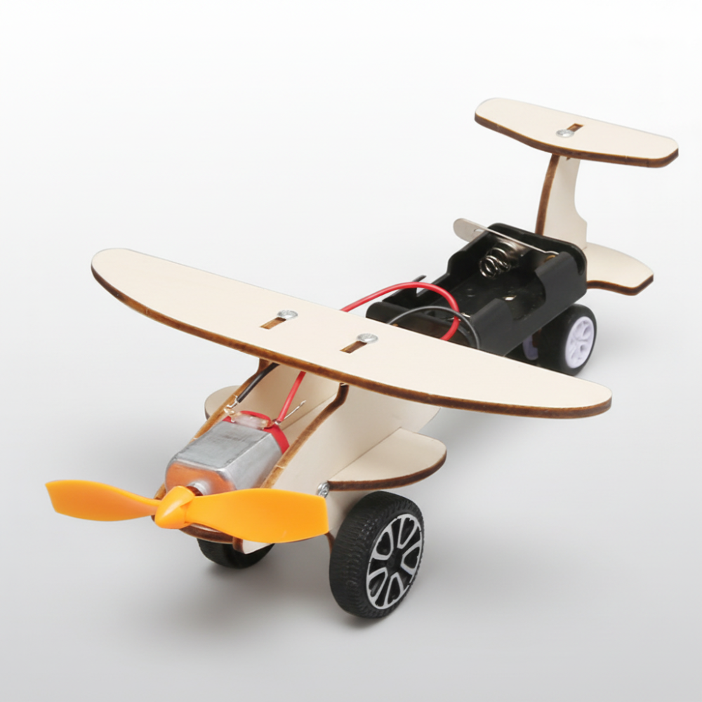 Creative Wooden Vehicle Construction Kit for Young Builders
