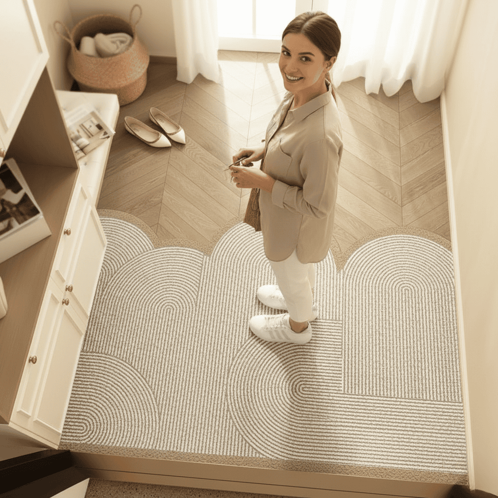SafeStep Entrance Mat: Non-Slip and Washable for Busy Spaces