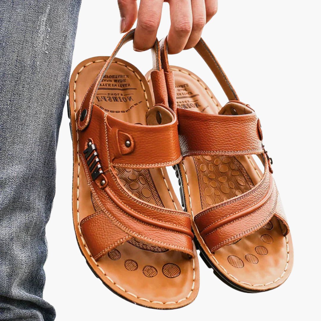 ComfortFlex Adjustable Men's Sandals for Active Lifestyles