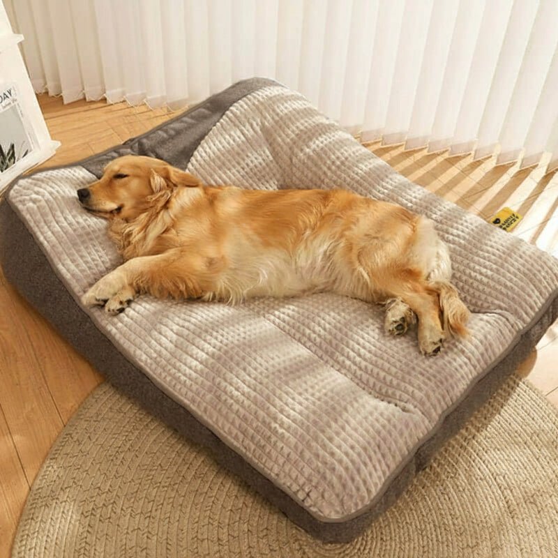 ComfyPaws Premium Orthopedic Large Dog Bed with Neck Support