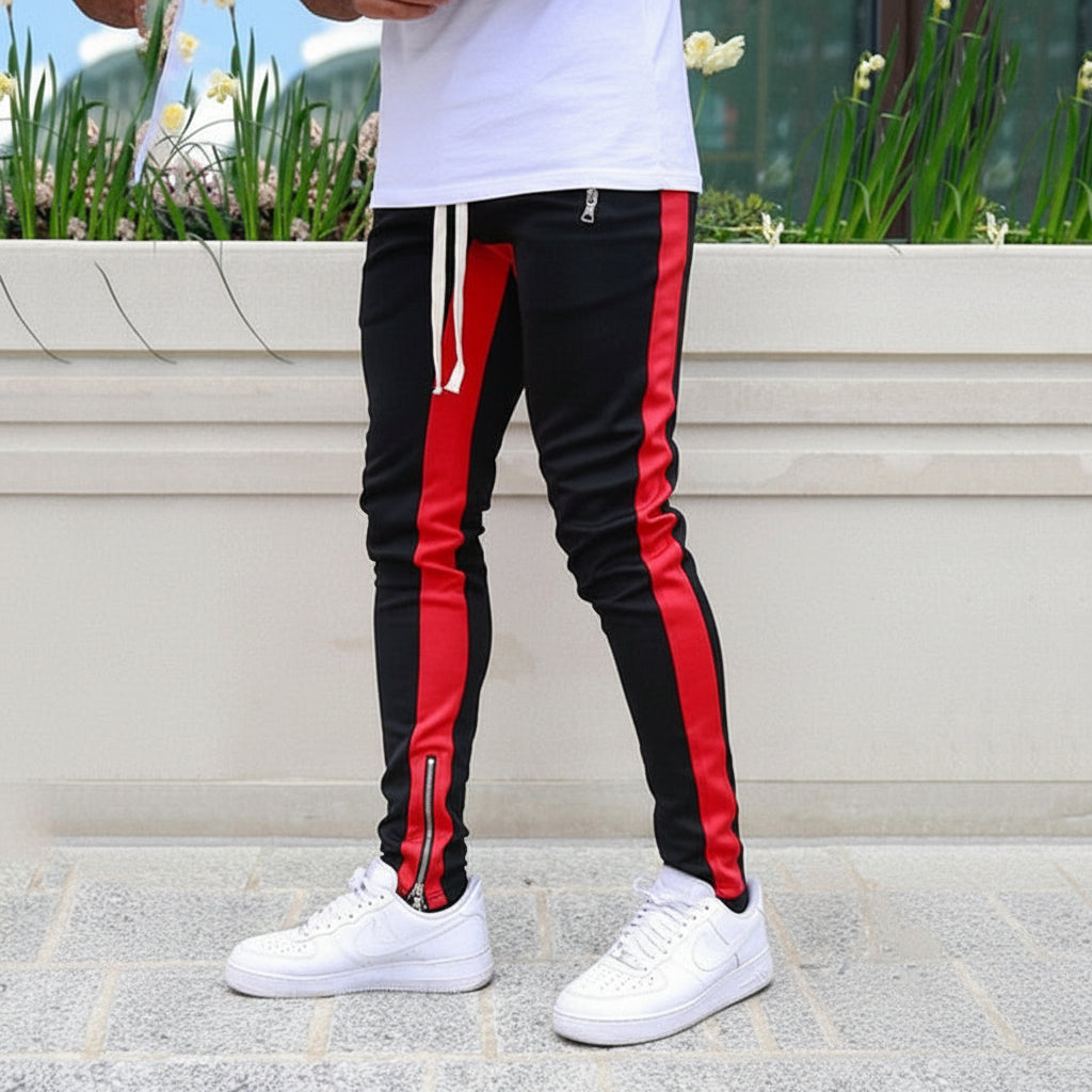 Men's Active Fit Joggers with Stylish Side Stripes