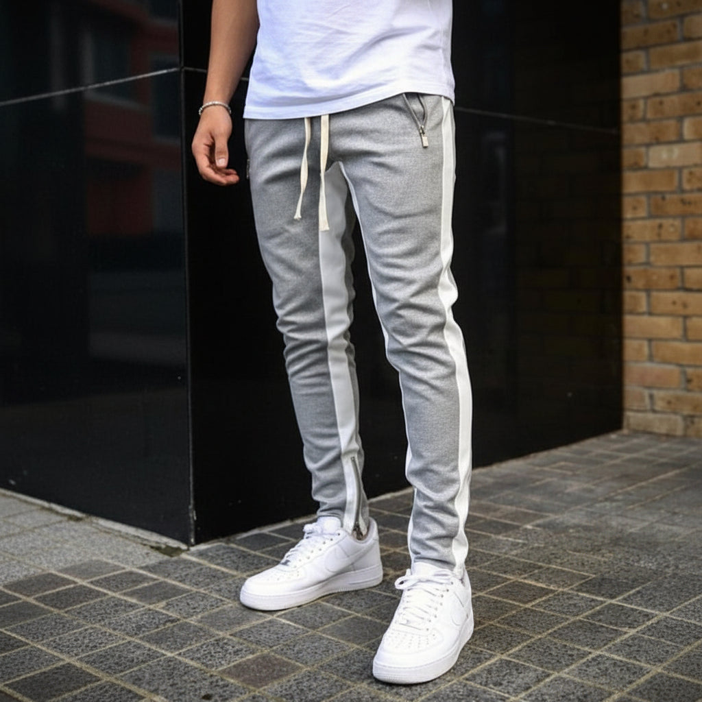 Men's Active Fit Joggers with Stylish Side Stripes