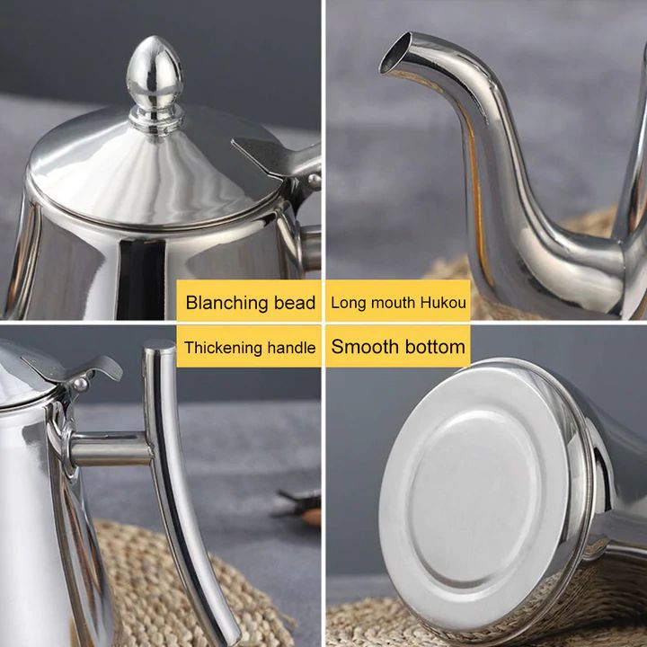 Elegant Induction Kettle with Integrated Water Filter