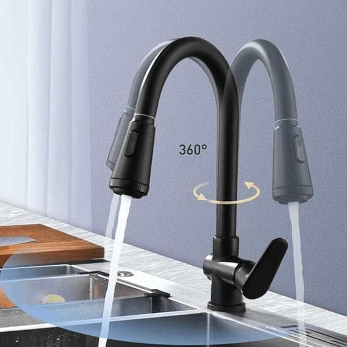 AquaEase Touch Control Kitchen Faucet with Retractable Spray