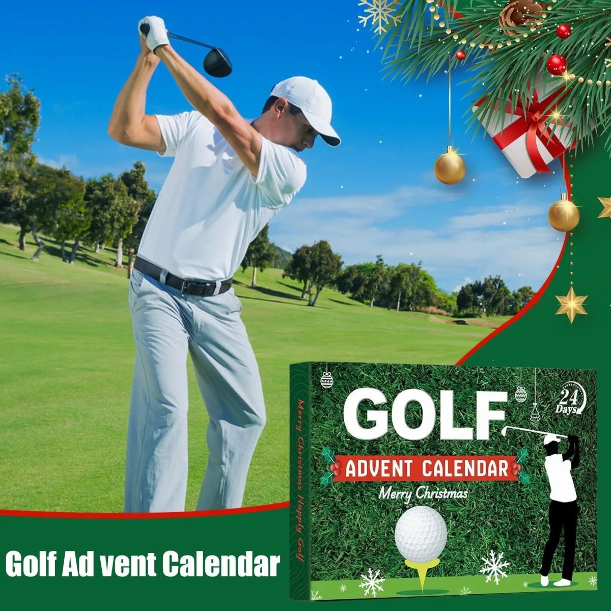 Fairway Festivity 2025 Golf Countdown Calendar with 24 Surprises